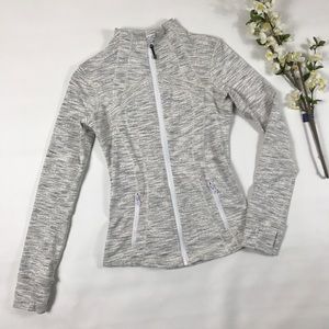 Lululemon gym workout full zip jacket sz 8